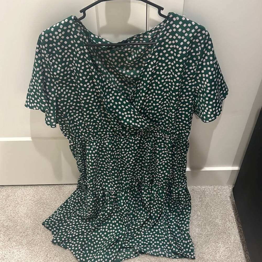 Green dress
